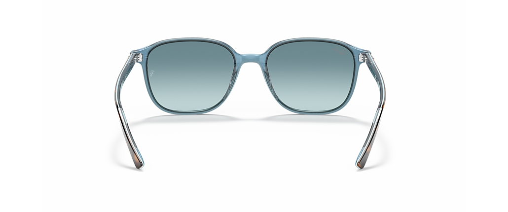 Ray-Ban RB2193 Leonard Havana On Light Blue Sunglasses Ray-Ban RB2193 Leonard Havana On Light Blue Sunglasses