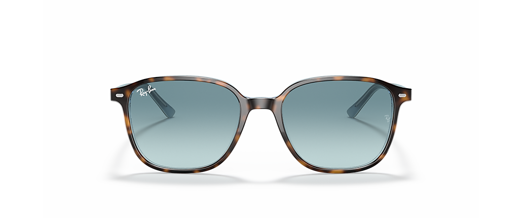 Ray-Ban RB2193 Leonard Havana On Light Blue Sunglasses Ray-Ban RB2193 Leonard Havana On Light Blue Sunglasses