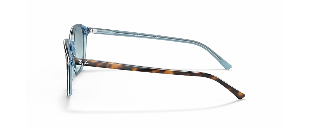 Ray-Ban RB2193 Leonard Havana On Light Blue Sunglasses Ray-Ban RB2193 Leonard Havana On Light Blue Sunglasses
