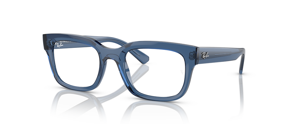 Ray-Ban RB7217 Chad Optics Bio-Based Transparent Dark Blue Frames Ray-Ban RB7217 Chad Optics Bio-Based Transparent Dark Blue Frames