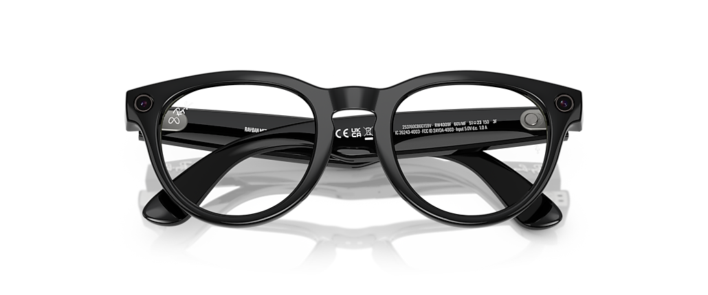 Ray-Ban Ray-Ban Meta Low Bridge Fit Headliner Black Ray-Ban Meta Smart Glasses