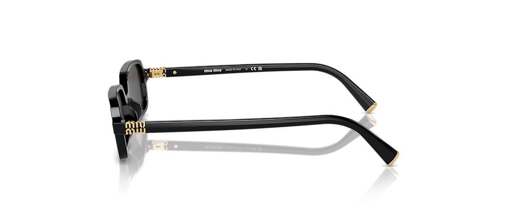 Miu Miu MU 11ZSF Black Sunglasses