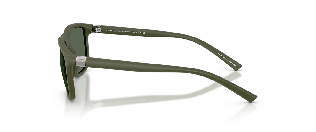 Armani Exchange AX4167SU Matte Green Sunglasses