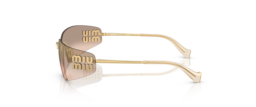 Miu Miu MU A51S Gold Sunglasses Miu Miu MU A51S Gold Sunglasses