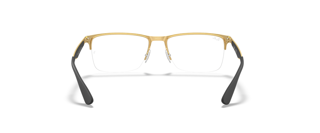 Ray-Ban RB6335 Optics Black On Gold Frames Ray-Ban RB6335 Optics Black On Gold Frames