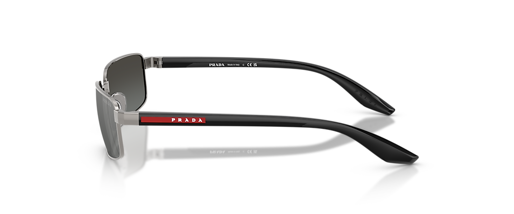 Prada Linea Rossa PS B54S Metal Grey Sunglasses