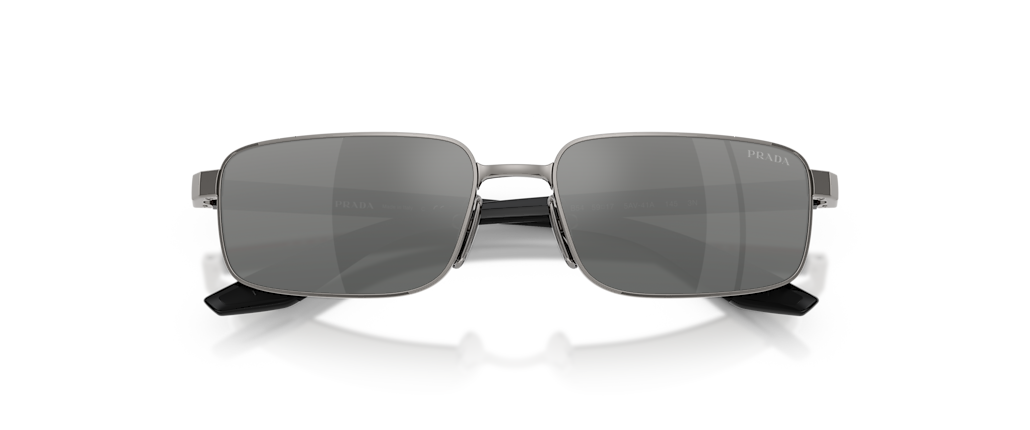 Prada Linea Rossa PS B54S Metal Grey Sunglasses