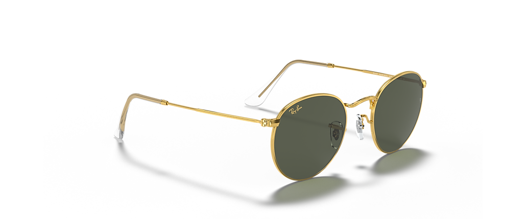 Ray-Ban RB3447 Round Metal Legend Gold Gold Sunglasses Ray-Ban RB3447 Round Metal Legend Gold Gold Sunglasses