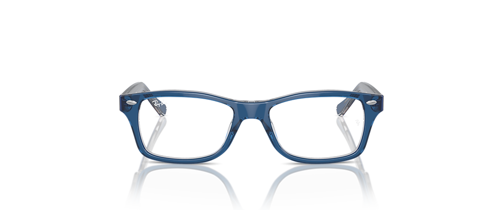 Ray-Ban RB1531 Optics Kids Top Dark Blue & Brown & Light Grey Frames
