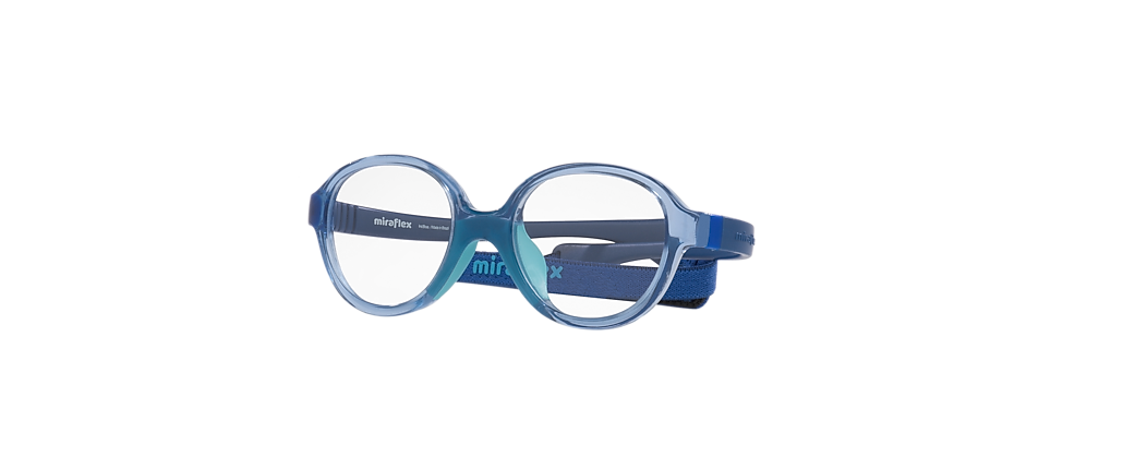 Miraflex MF4028 Translucent Blue/Rubber Blue Frames