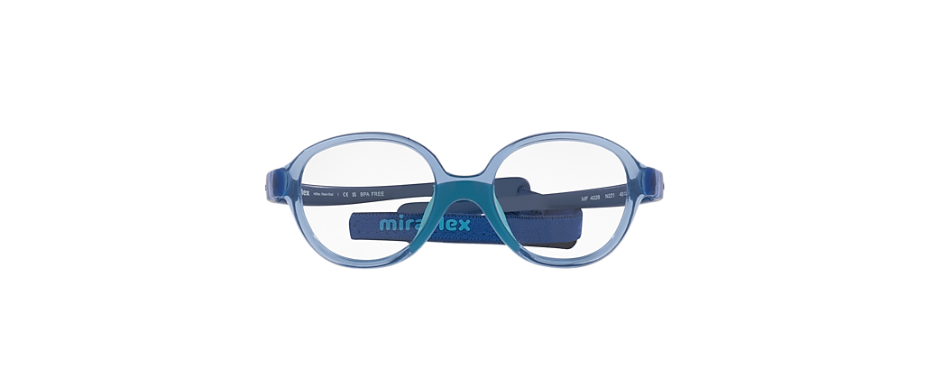 Miraflex MF4028 Translucent Blue/Rubber Blue Frames