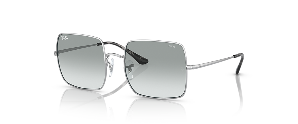 Ray-Ban RB1971 Square 1971 Classic Silver Sunglasses