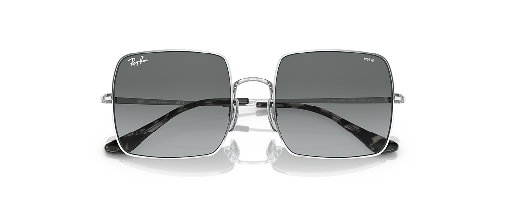 Ray-Ban RB1971 Square 1971 Classic Silver Sunglasses