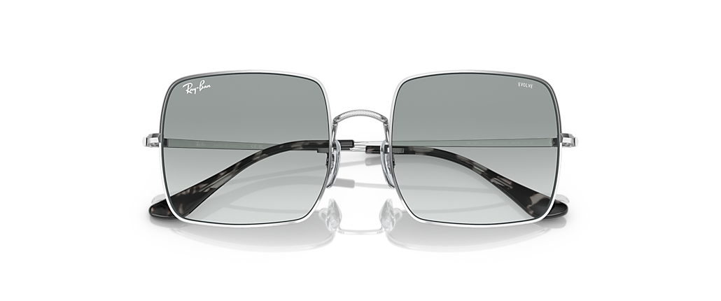 Ray-Ban RB1971 Square 1971 Classic Silver Sunglasses