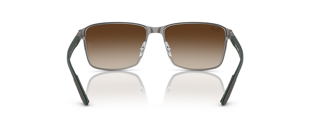 Ray-Ban RB3721 Brown On Gunmetal Sunglasses