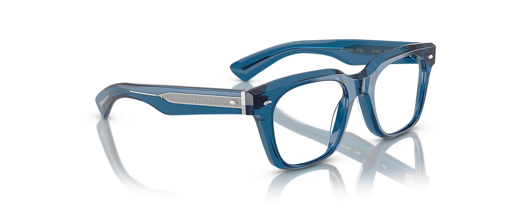 Oliver Peoples OV5570U Alfrey Translucent Blue Frames