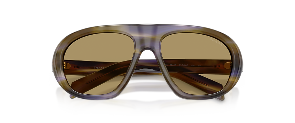 Prada PR C05S Striped Laguna Sunglasses