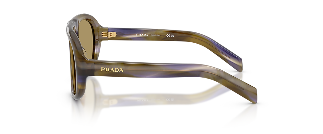 Prada PR C05S Striped Laguna Sunglasses