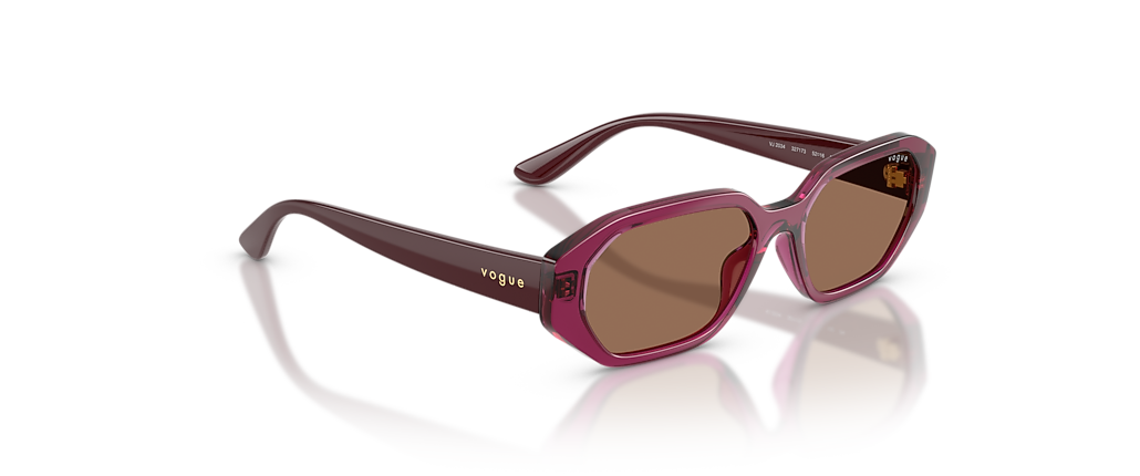 Vogue Eyewear VJ2034 Transparent Burgundy Sunglasses