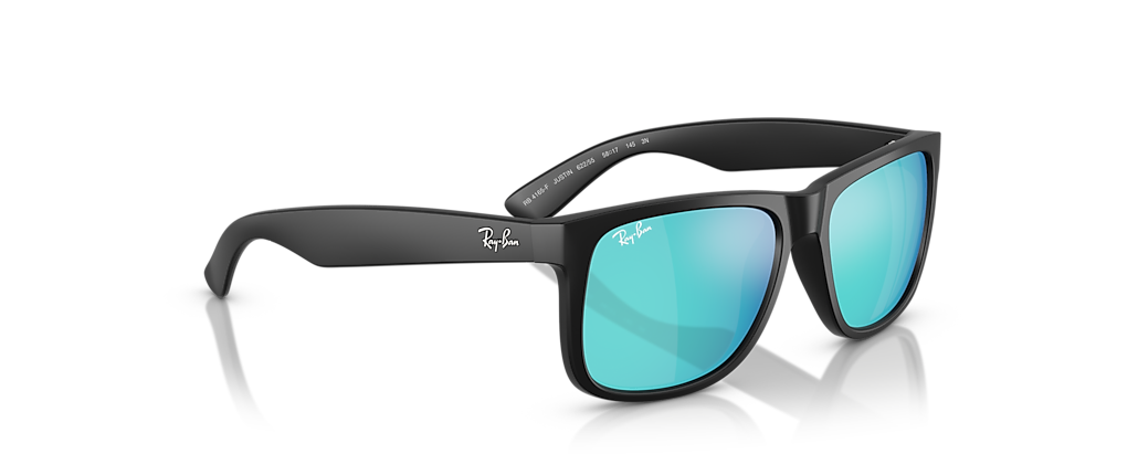 Ray-Ban RB4165F Justin Color Mix Rubber Black Sunglasses