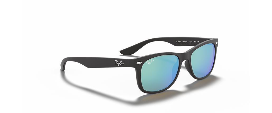 Ray-Ban RB9052S New Wayfarer Kids Black Sunglasses