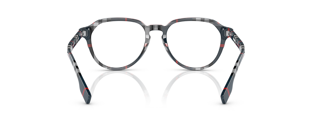 Burberry BE2368 Archie Top Blue On Navy Check Frames Burberry BE2368 Archie Top Blue On Navy Check Frames