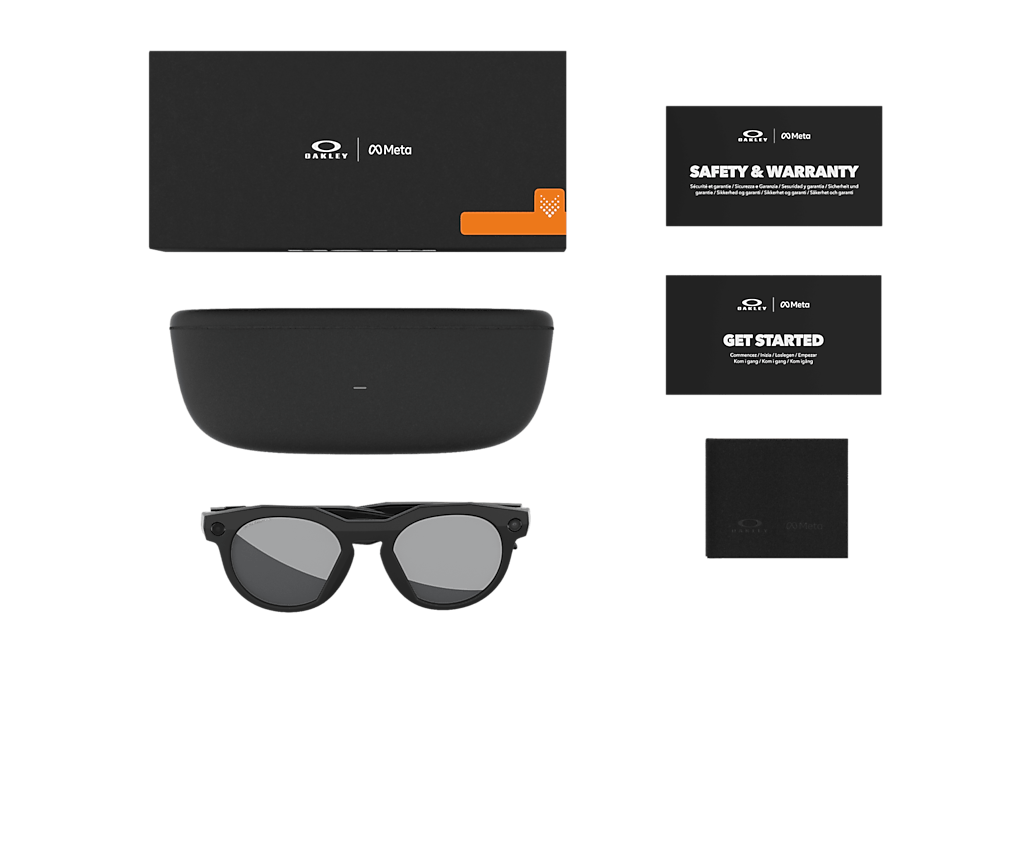 Oakley Oakley Meta HSTN Black Ray-Ban Meta Smart Glasses