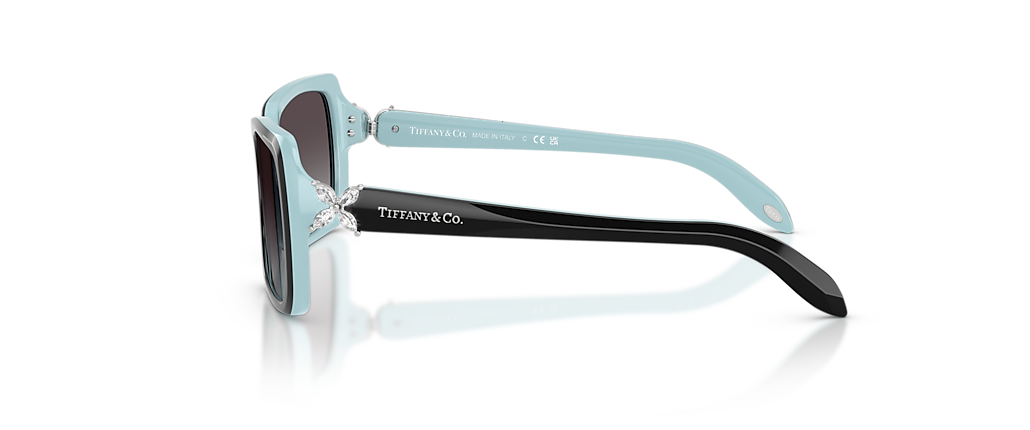 Tiffany & Co. TF4047B Black On Tiffany Blue Sunglasses Tiffany & Co. TF4047B Black On Tiffany Blue Sunglasses
