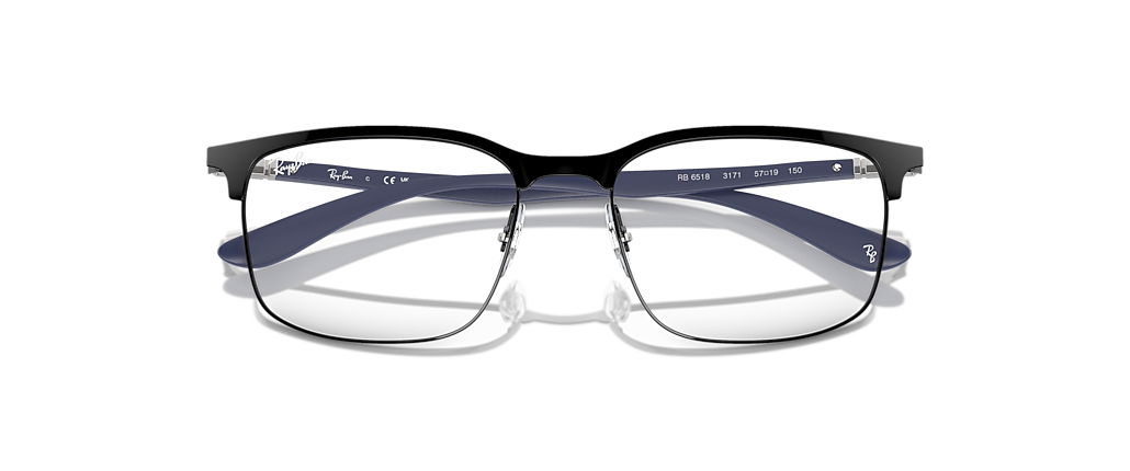 Ray-Ban RB6518 Optics Black On Black Frames