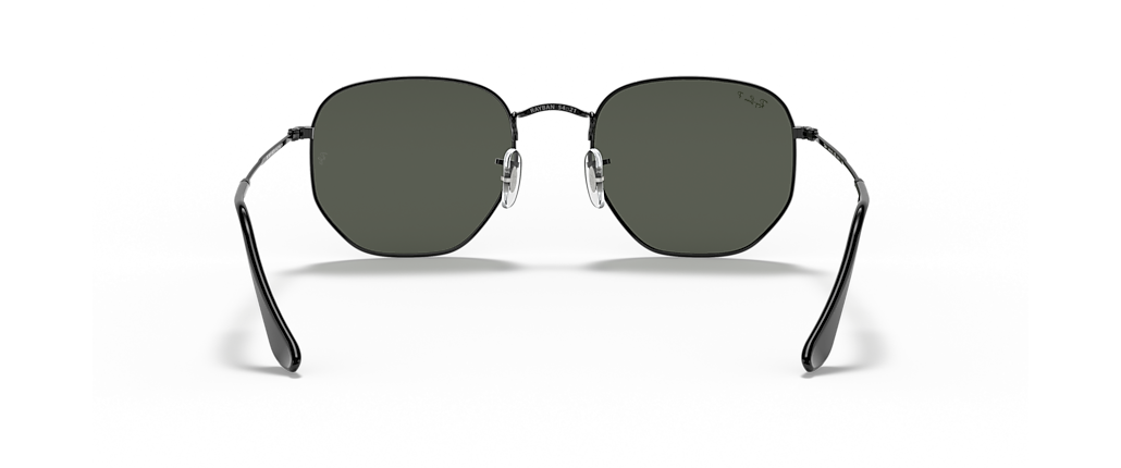Ray-Ban RB3548N Hexagonal Flat Lenses Black Sunglasses Ray-Ban RB3548N Hexagonal Flat Lenses Black Sunglasses