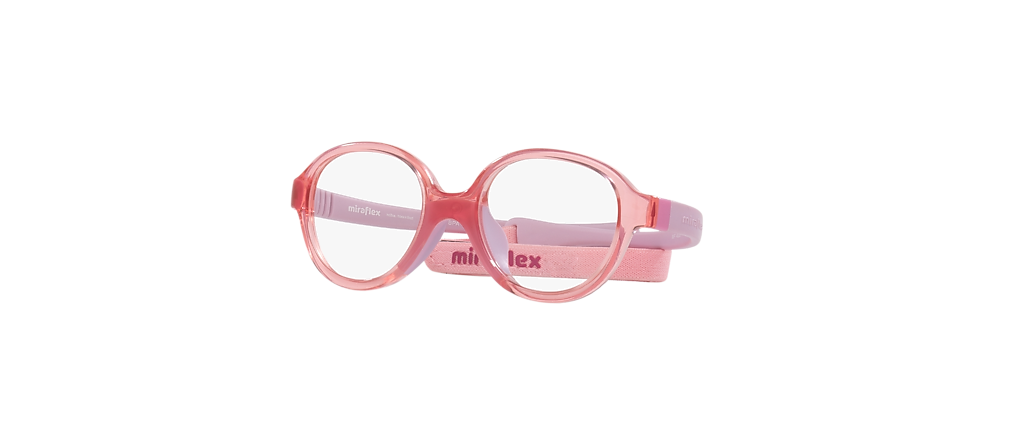 Miraflex MF4028 Translucent Pink/Rubber Lilac Frames