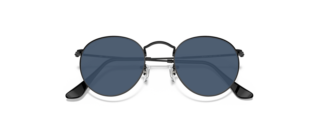 Ray-Ban RB3447V Round Metal Optics Black Frames