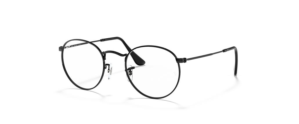Ray-Ban RB3447V Round Metal Optics Black Frames Ray-Ban RB3447V Round Metal Optics Black Frames