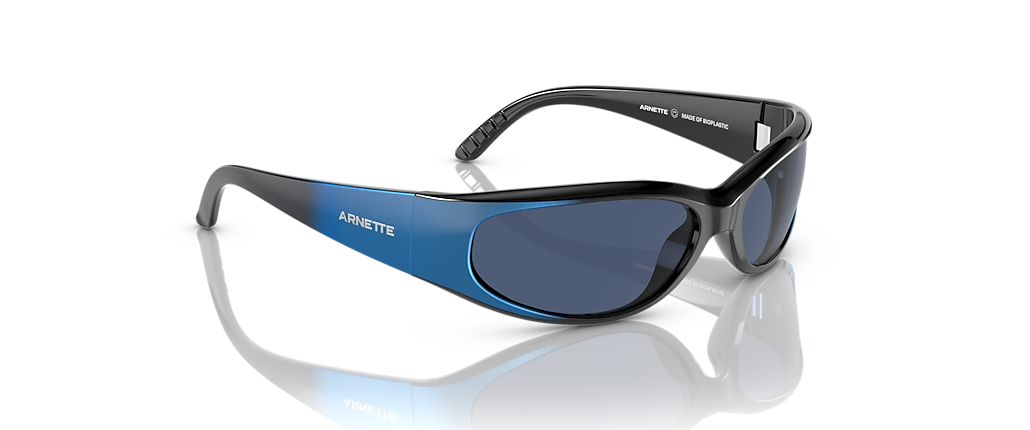 Arnette AN4302 Catfish Black Gradiant Metal Blue Sunglasses Arnette AN4302 Catfish Black Gradiant Metal Blue Sunglasses