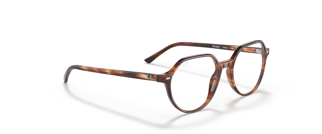 Ray-Ban RB5395F Thalia Optics Striped Havana Frames Ray-Ban RB5395F Thalia Optics Striped Havana Frames