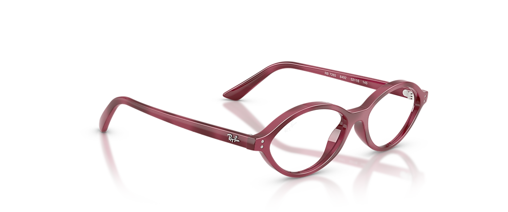 Ray-Ban RB7265 Romy Optics Bio-Based Violet Havana Frames