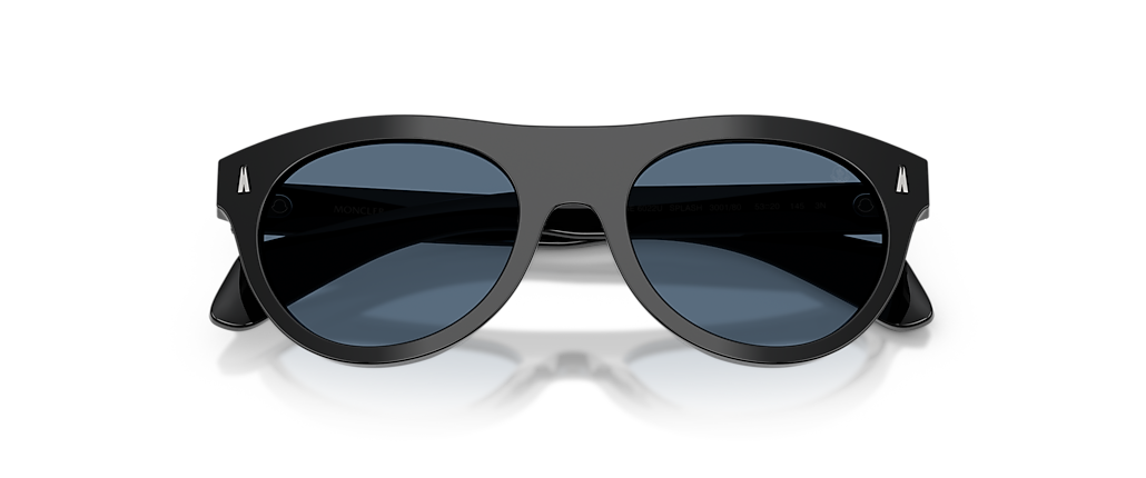 Moncler ME6022U Splash Shiny Black Sunglasses