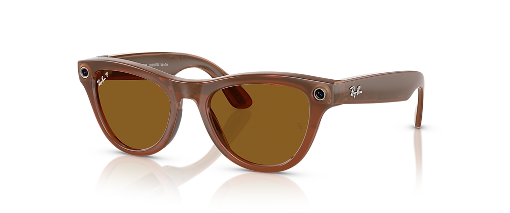 Ray-Ban Ray-Ban | Meta Skyler Caramel Ray-Ban Meta Smart Glasses