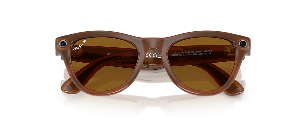 Ray-Ban Ray-Ban | Meta Skyler Caramel Ray-Ban Meta Smart Glasses
