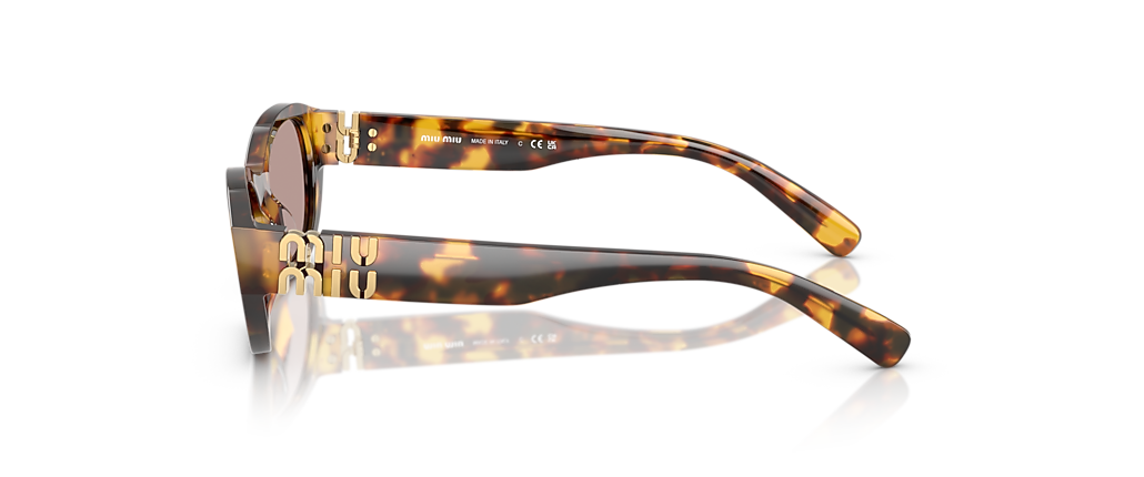 Miu Miu MU A03S Honey Havana Sunglasses Miu Miu MU A03S Honey Havana Sunglasses