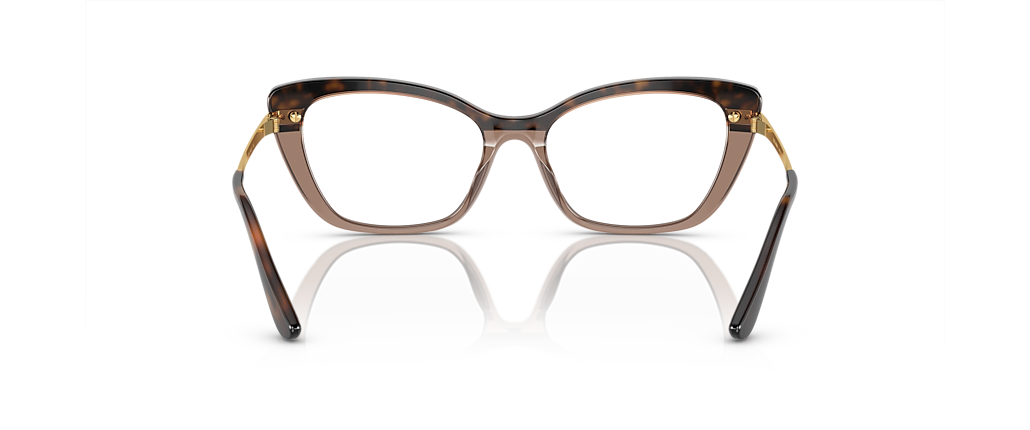Dolce&Gabbana DG3325 Havana On Transparent Brown Frames Dolce&Gabbana DG3325 Havana On Transparent Brown Frames