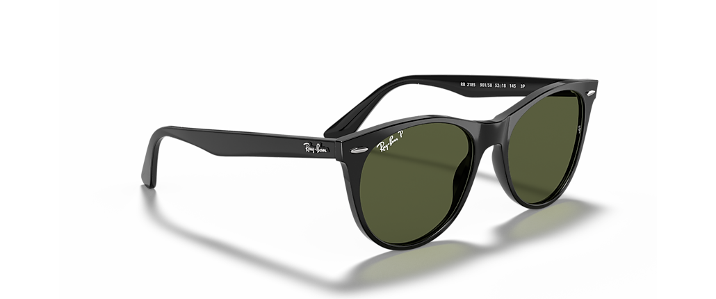 Ray-Ban RB2185 Wayfarer II Classic Black Sunglasses Ray-Ban RB2185 Wayfarer II Classic Black Sunglasses