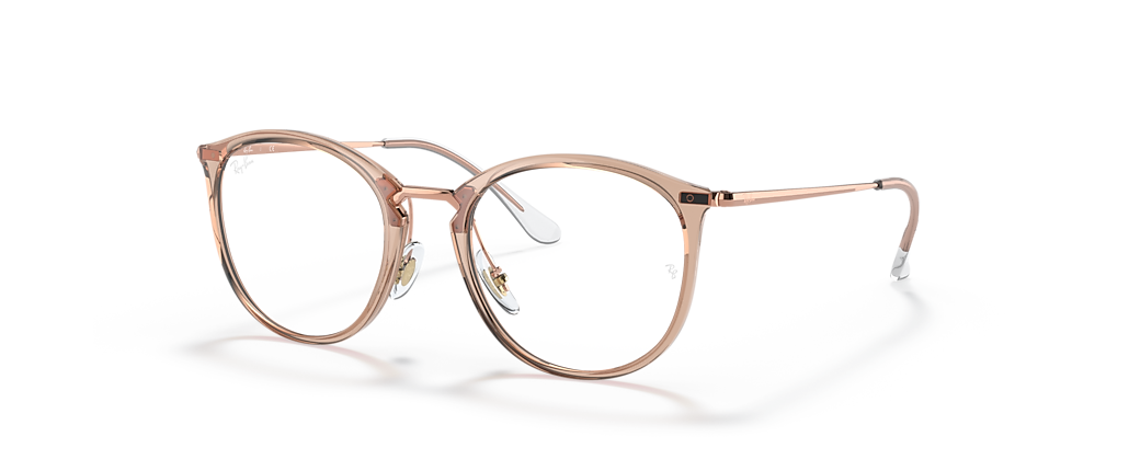 Ray-Ban RB7140 Optics Light Brown Frames Ray-Ban RB7140 Optics Light Brown Frames