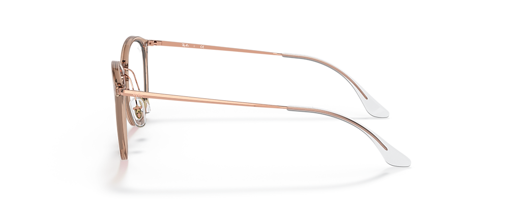 Ray-Ban RB7140 Optics Light Brown Frames Ray-Ban RB7140 Optics Light Brown Frames