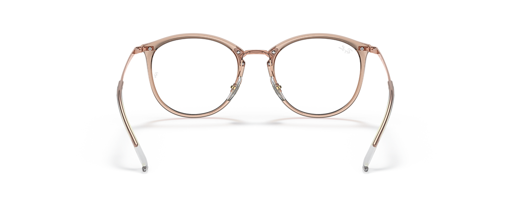 Ray-Ban RB7140 Optics Light Brown Frames Ray-Ban RB7140 Optics Light Brown Frames