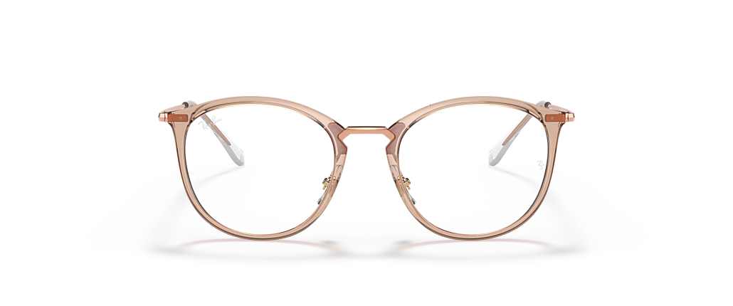 Ray-Ban RB7140 Optics Light Brown Frames Ray-Ban RB7140 Optics Light Brown Frames