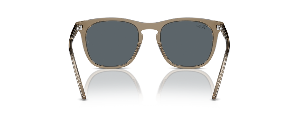 Ray-Ban RB2210F Transparent Brown Sunglasses