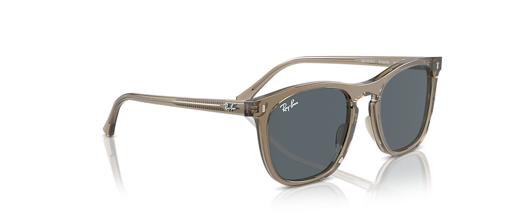 Ray-Ban RB2210F Transparent Brown Sunglasses