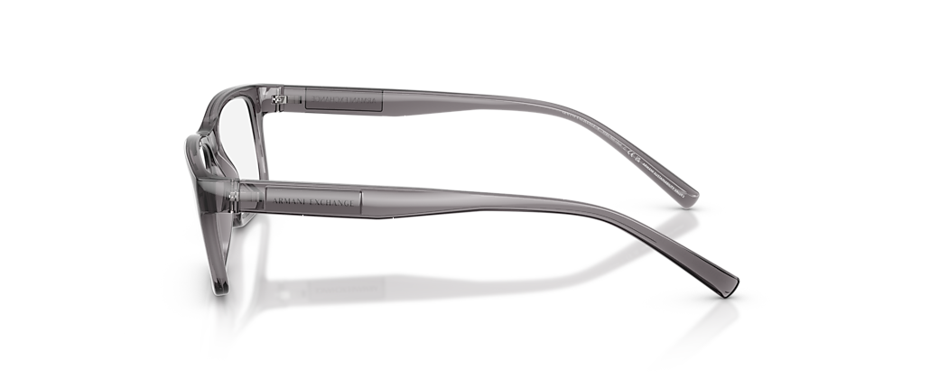 Armani Exchange AX3115 Shiny Transparent Grey Frames
