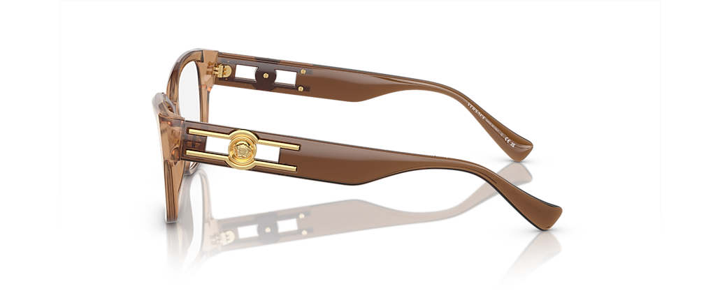 Versace VE3347 Brown Transparent Frames